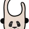 Baby Bib Black/Offwhite PANDA