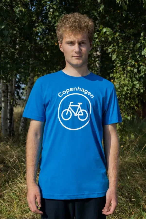 CYCLECPH Cycle Tee Royal Blue CYCLE (white)