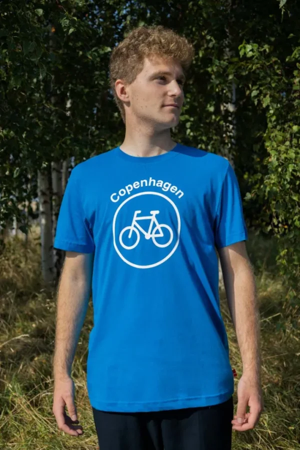 CYCLECPH Cycle Tee Royal Blue CYCLE (white)