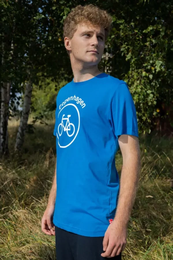 CYCLECPH Cycle Tee Royal Blue CYCLE (white)