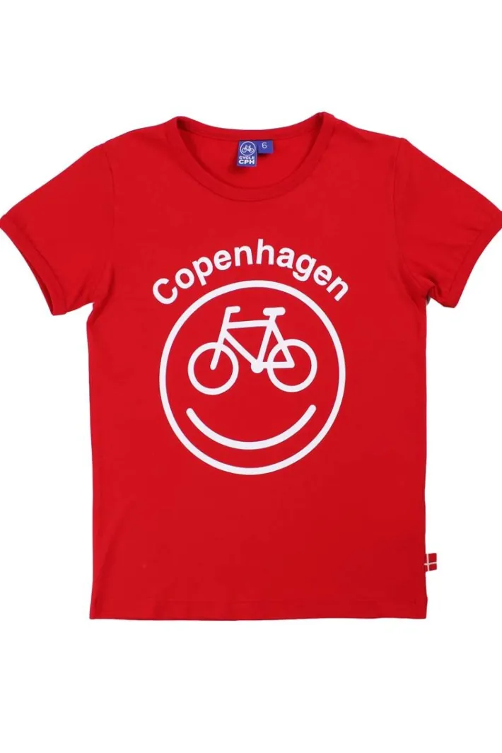 cyclecph_kids_smilecycle__0-1.webp CYCLECPH Kids Smilecycle Tee Red CYCLE (white)
