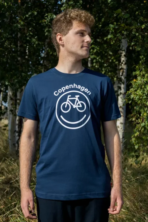 CYCLECPH Smilecycle Tee Navy CYCLE (white)