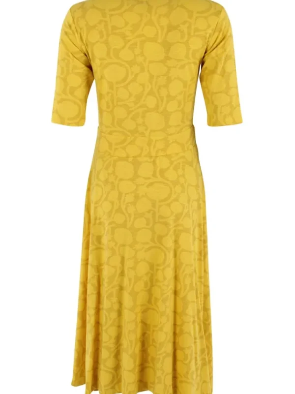 Danandersen Slub Dress Yellow POPTONE