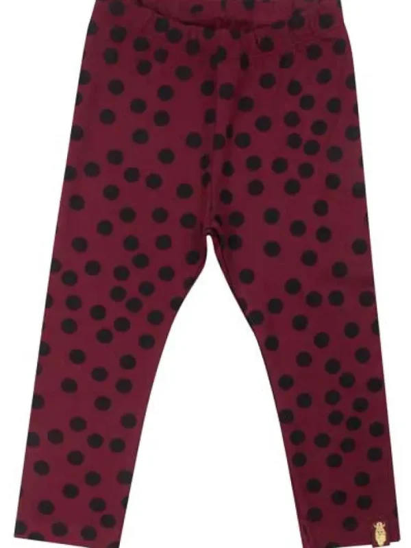 Danandrea Warm leggings Black/Drk Bdx FUN DOTS