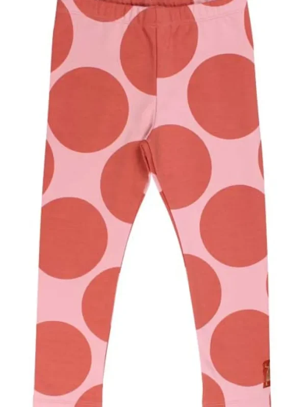 Danandrea Warm leggings Delicate Pink/Dark Peach MEGA DOTS
