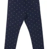Danandrea Warm leggings Navy/Gold Dots