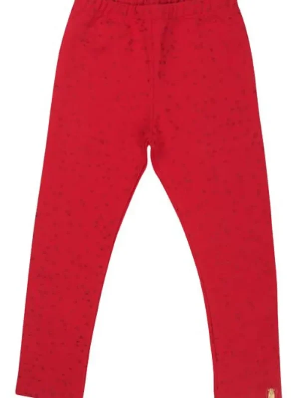 Danandrea Warm leggings Red/Red Glitter CONFETTI