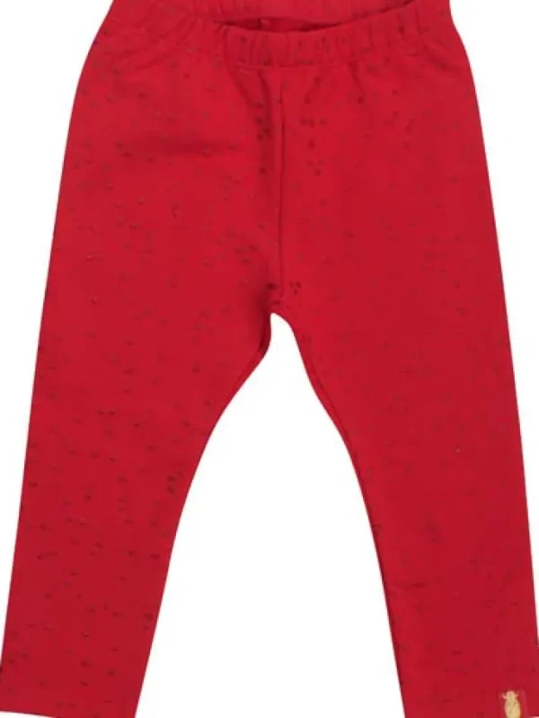 Danandrea Warm leggings Red/Red Glitter CONFETTI