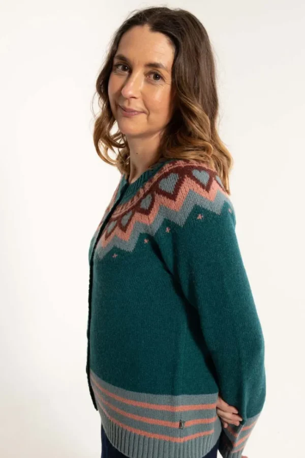 Dananja Wool Cardigan Dark Slate