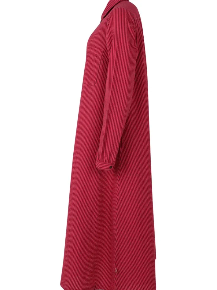 danapril_ls_searsucker_dr_9.webp Danapril LS Searsucker Dress Dark Bordeaux/Power Pink