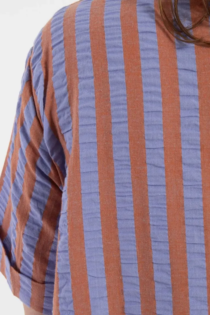 danapril_ss_seersucker_dr_3.webp Danapril SS Seersucker Dress Light Rust/Lilla