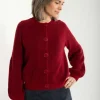 Danarnaq Alpaca Cardigan Bordeaux