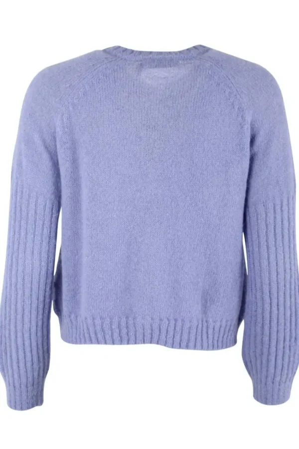 Danarnaq Wool Cardigan Ice Viola