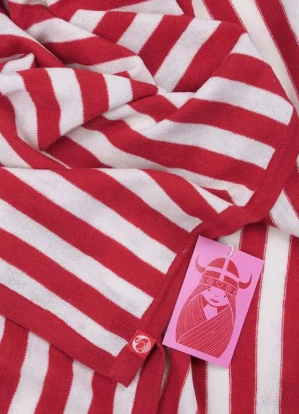 Danebaby blanket Red/Offwhite