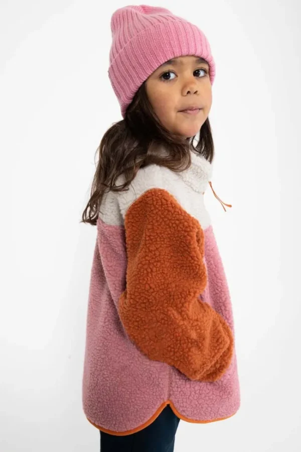 Danebaever Fleece Jacket Rust/Lt Beige/Old Rose