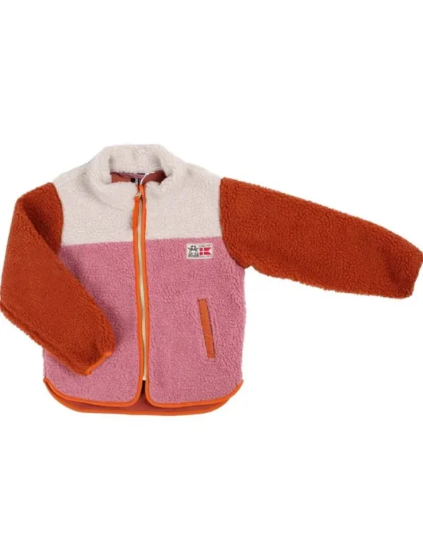 Danebaever Fleece Jacket Rust/Lt Beige/Old Rose