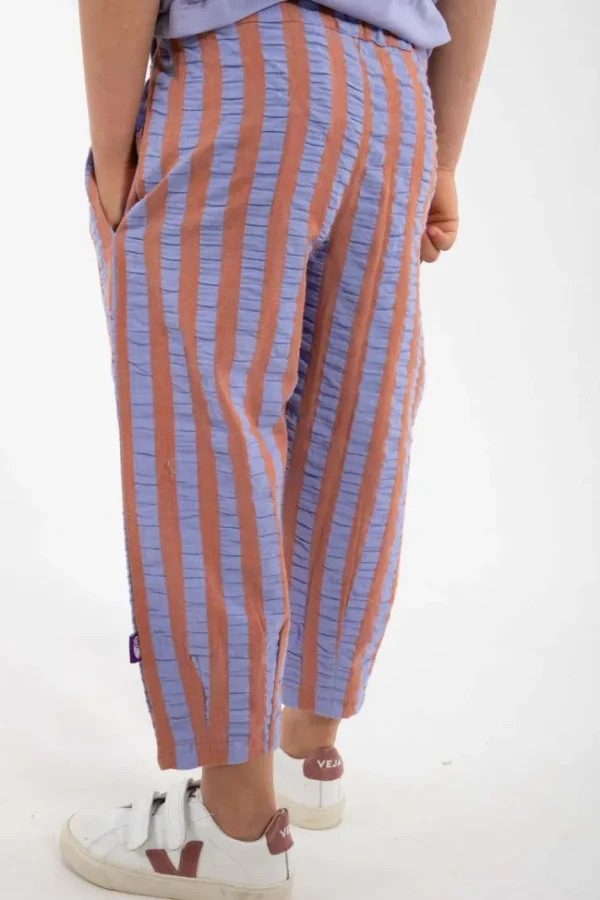 Daneballoon Searsucker Pants Light Rust/Lilla