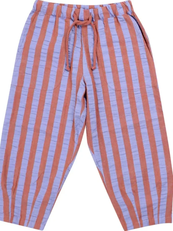 Daneballoon Searsucker Pants Light Rust/Lilla