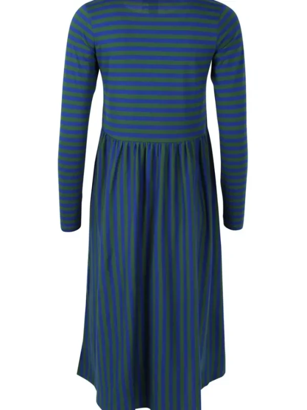 Danebasic Kroeyer LS Dress Deep Blue/Dark Pine
