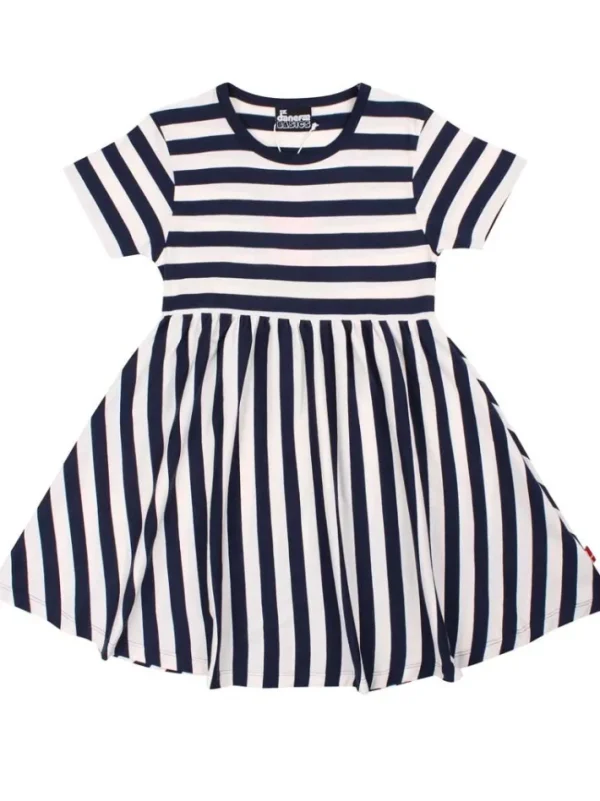 Danebasic Lollipop Dress Dk Navy/Chalk