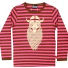 Danebasic Longsleeve Bright Pink/Tobacco FREJA