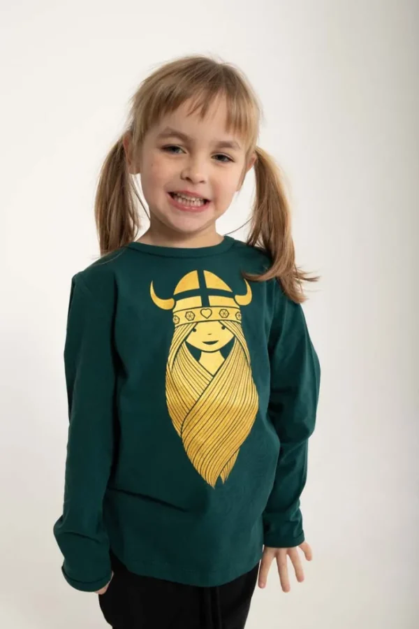 Danebasic Longsleeve Dark Slate FREJA (GLITTER)