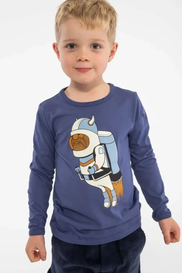 Danebasic Longsleeve Grey Marine JETPACK VIKING