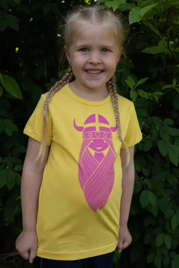 Danebasic SS Faded Yellow FREJA (Super Pink)