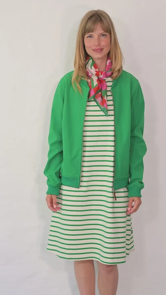 Danebea Softshell Bomber Grass Green