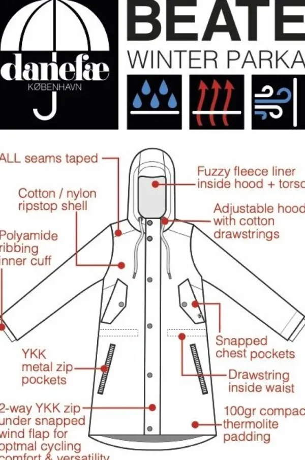 Danebeate Winter Parka Olive