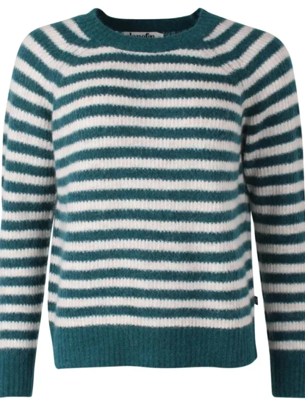 Danebekka Alpaca Sweater Dark Slate/Light Beige