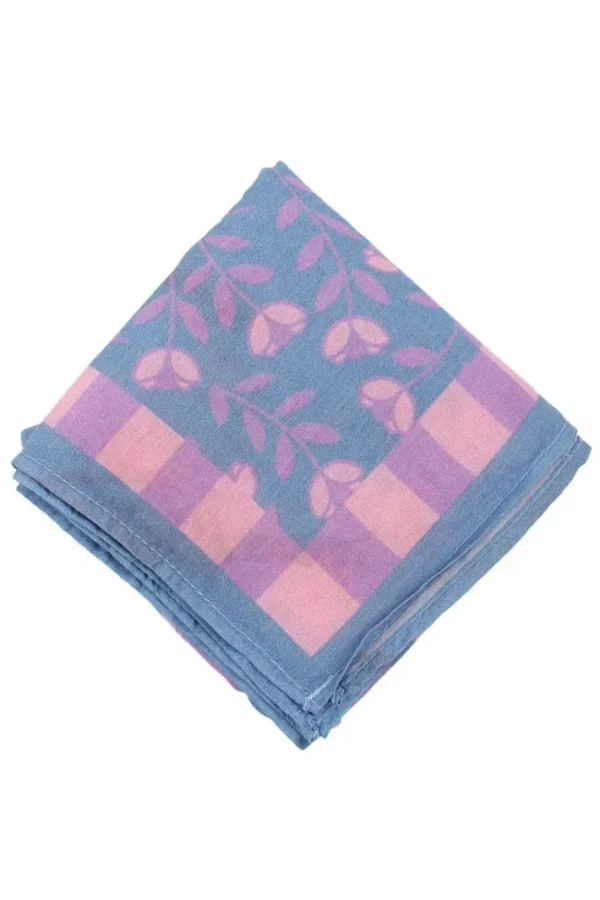 Danebesser Scarf Light Blue BIG FLEURIE