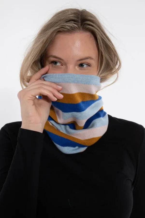 Danebest Friend Merino Neckwarmer Gentle Stripe