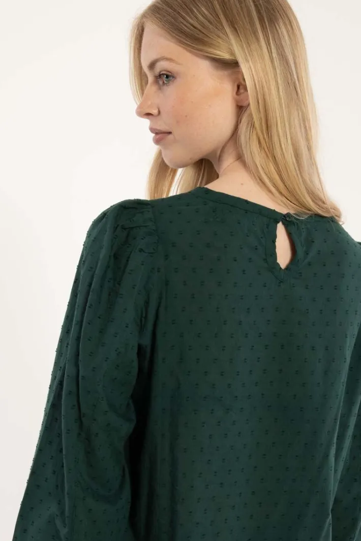 danebette_cotton_dot_shir_3.webp Danebette Cotton Dot Shirt Dark Duck