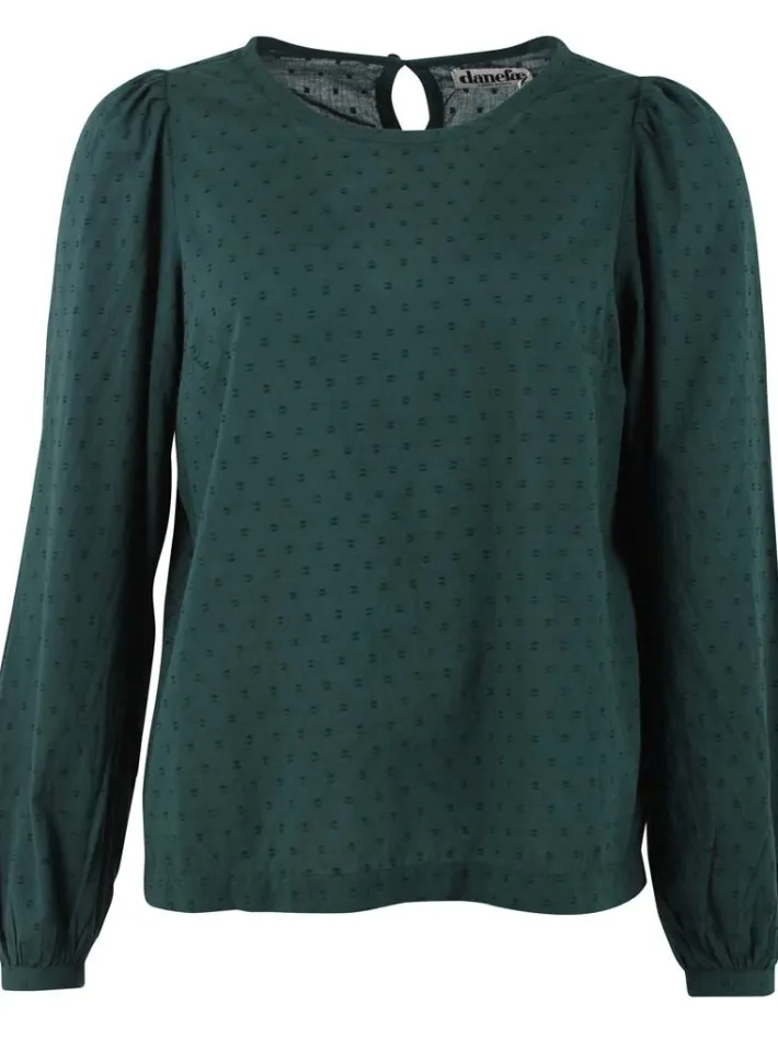 danebette_cotton_dot_shir_4.webp Danebette Cotton Dot Shirt Dark Duck