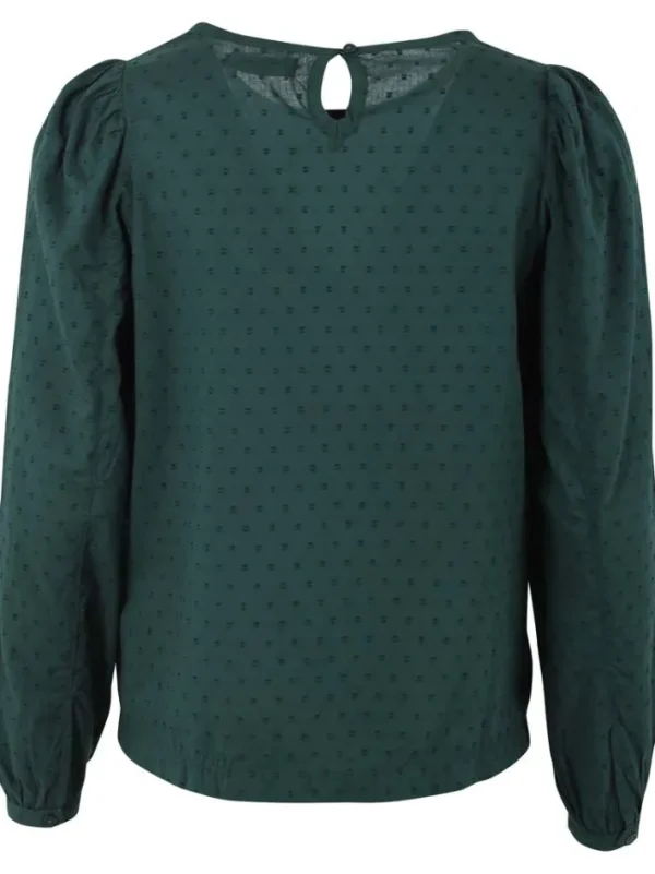 Danebette Cotton Dot Shirt Dark Duck