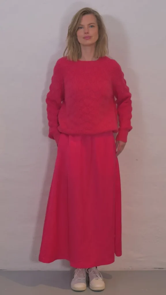 Danebirdie Wool Sweater Power Pink