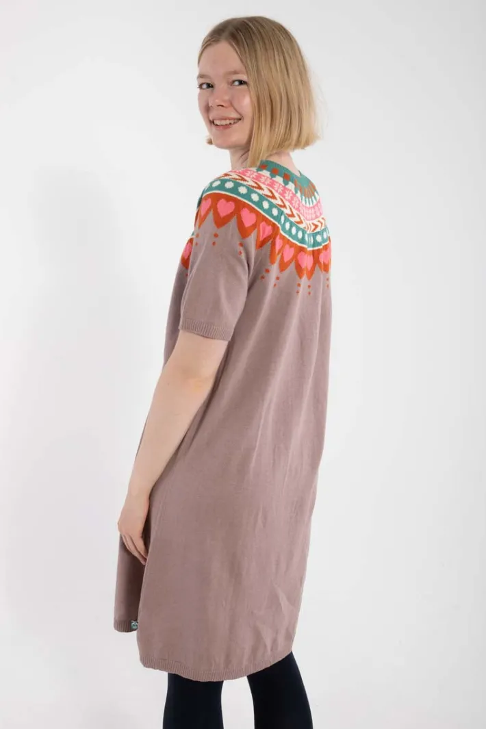 daneblomme_cotton_knit_sw_1.webp Daneblomme Cotton Knit Sweater Dress Rose Beige