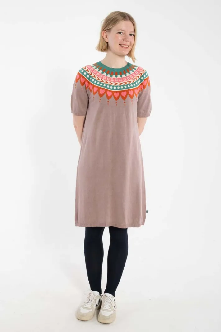 daneblomme_cotton_knit_sw_3.webp Daneblomme Cotton Knit Sweater Dress Rose Beige