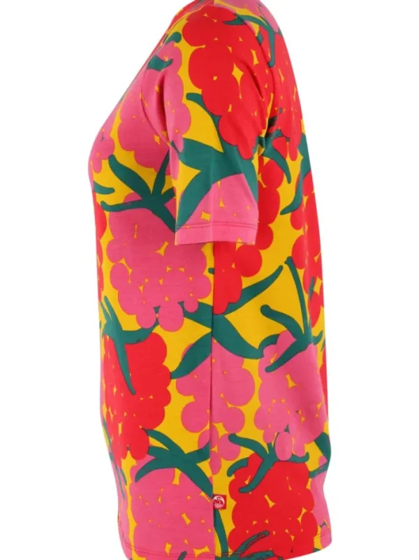 Daneboat Neck Cotton Tee Yellow MAXIBERRY