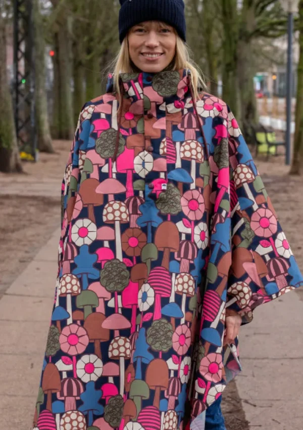 Danebodil Rainponcho Dk Navy MYKOLOGI