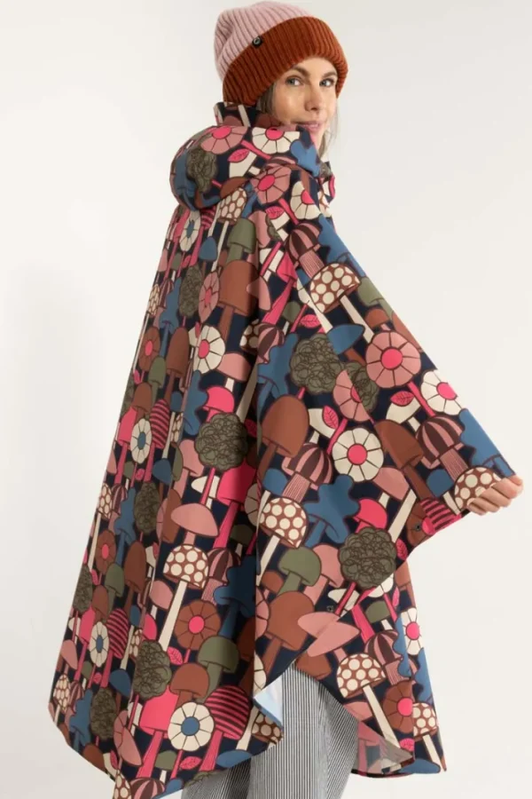 Danebodil Rainponcho Dk Navy MYKOLOGI