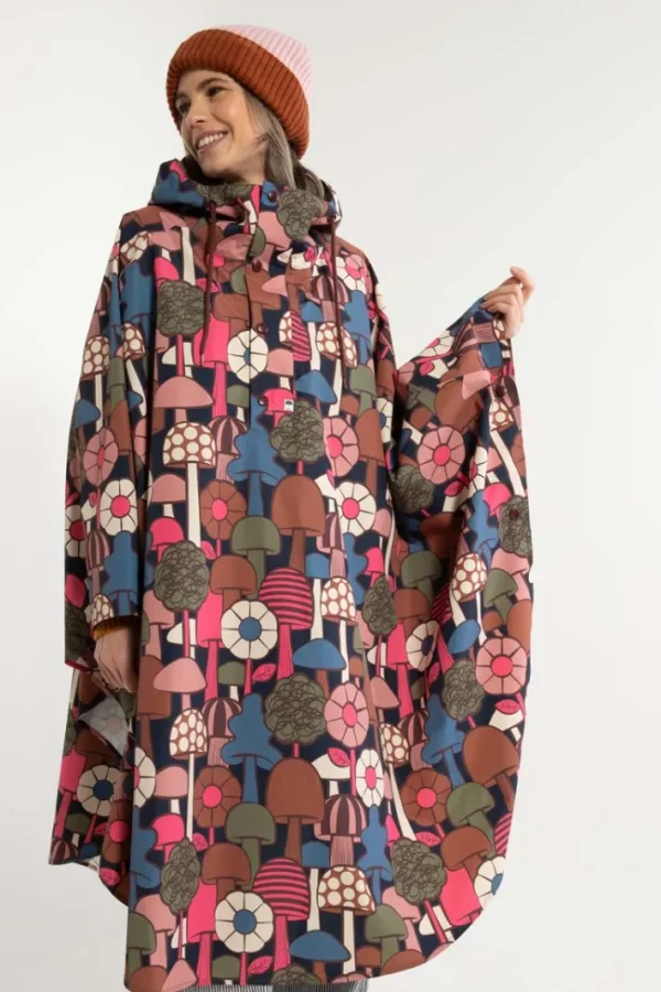 Danebodil Rainponcho Dk Navy MYKOLOGI