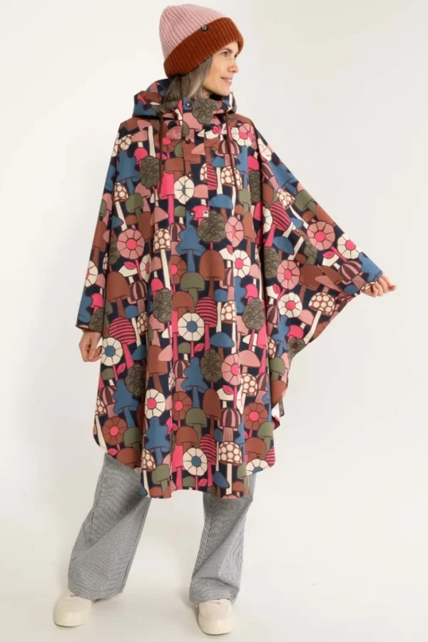 Danebodil Rainponcho Dk Navy MYKOLOGI