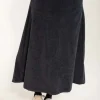 Danebrava Cord Stretch Skirt Dark Navy