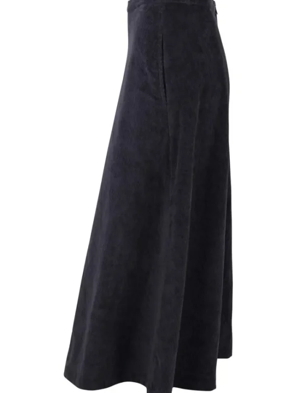 Danebrava Cord Stretch Skirt Dark Navy