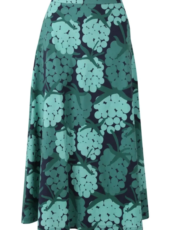 Danebrava Poplin Stretch Skirt Dk Navy MAXIBERRY