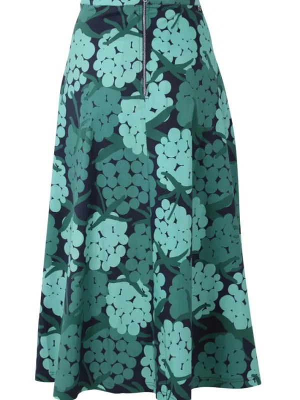 Danebrava Poplin Stretch Skirt Dk Navy MAXIBERRY