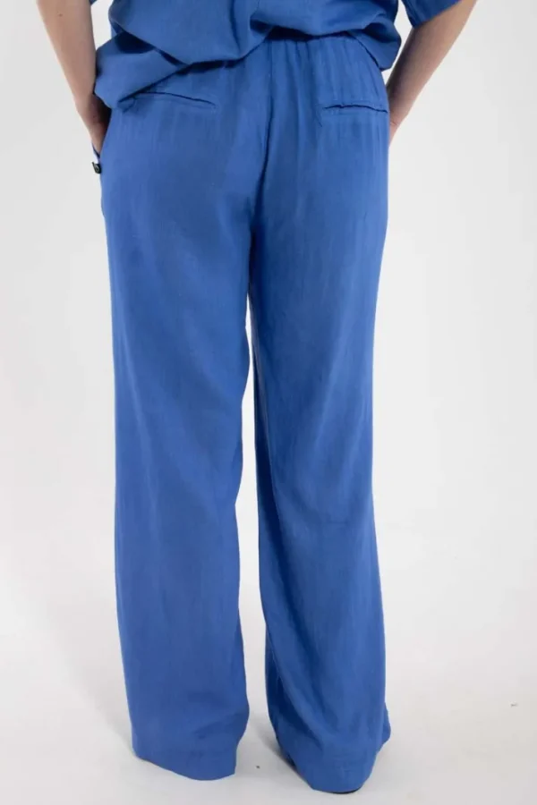 Danebreeze Modal Linen Modal Pants Cold Blue