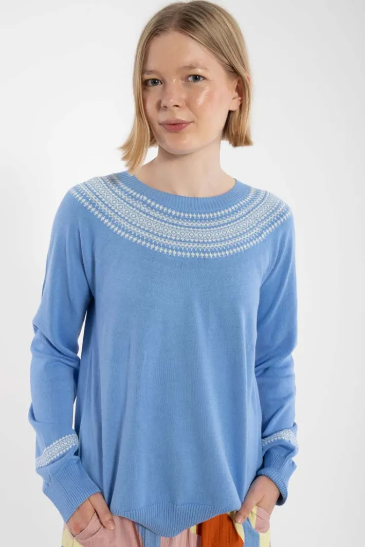 danebright_light_cotton_k_0.webp Danebright Light Cotton Knit Sweater Waterblue/Chalk